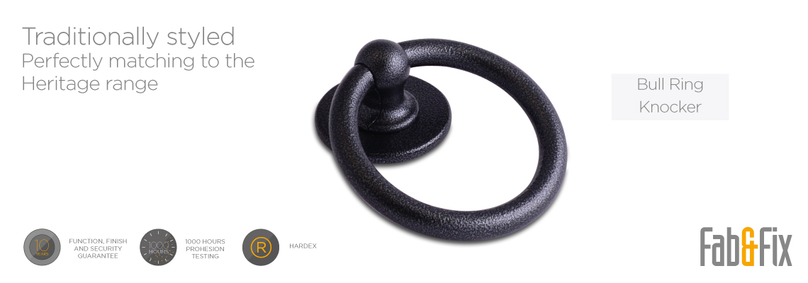 Fab&Fix Heritage Bull Ring Door Knocker 