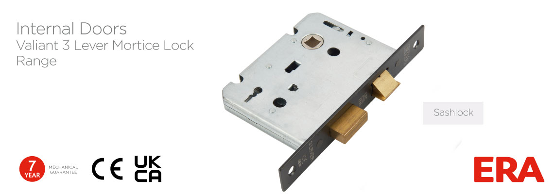 Valiant 3 lever mortice door lock