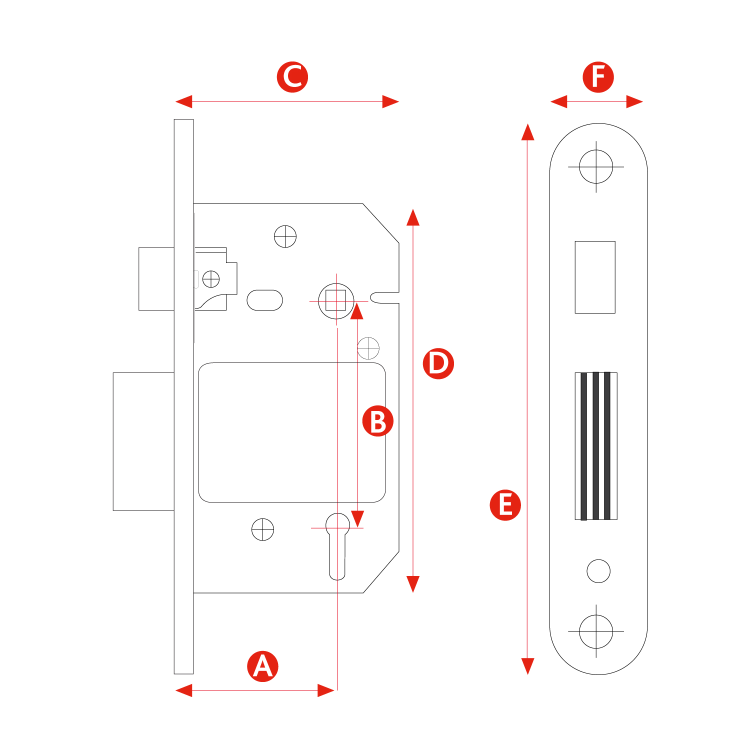 How to measure a mortice lock How to measure a mortice lock