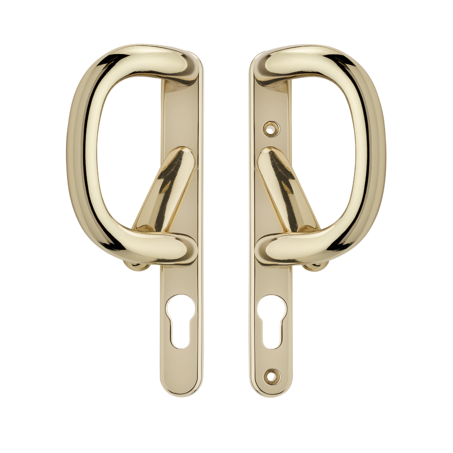 Pembroke Locking Patio Door Handle, Extended Lever